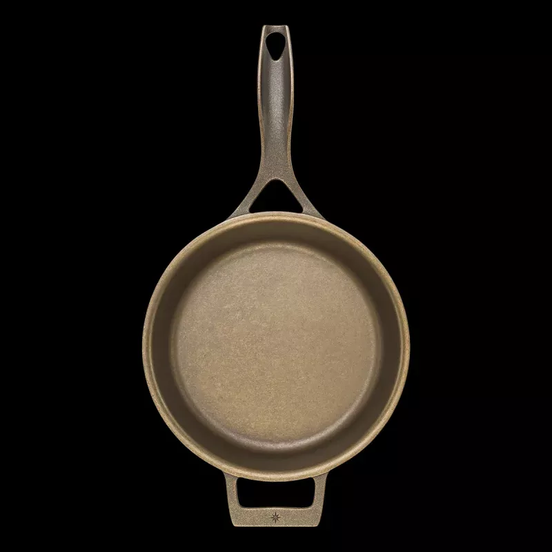 10.5-Inch Cast Iron Skillet|Seasoned&Bare