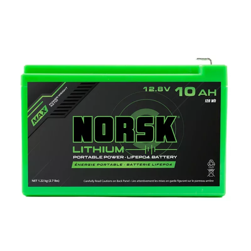 12.8V-10AH-LIFEPO4-SONAR W/CHARGER