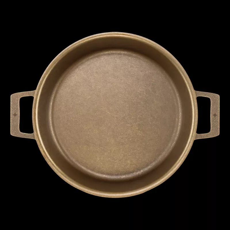 13.5-Inch Cast Iron Braiser|Seasoned&Bare
