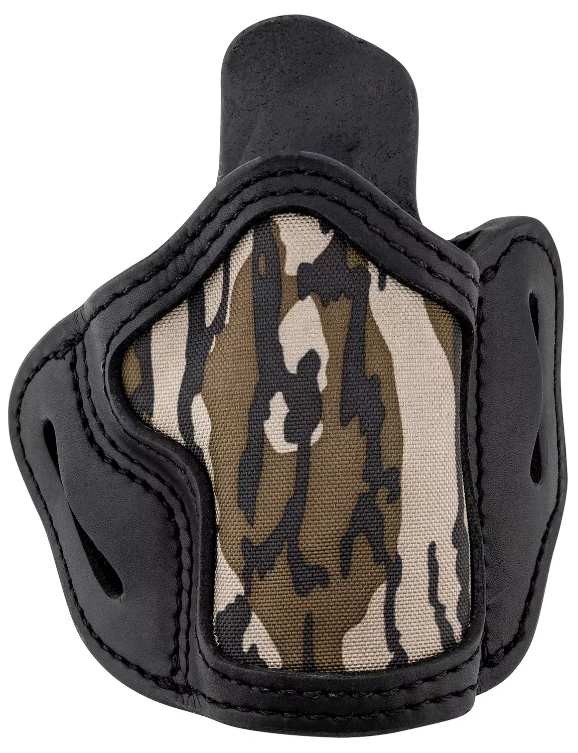 1791 Gunleather BH2.4S OWB Stealth Black/Mossy Oak Leather Fits FN 509/H&K VP9SK Belt Slide Mount RH