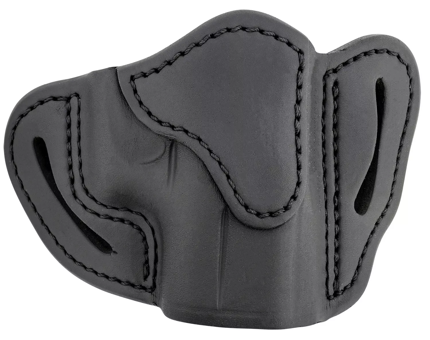 1791 Gunleather BHC Optic Ready OWB Stealth Black Leather Fits Glock 42,43,43X / Ruger LC9 / Bersa Thunder 380 Belt Slide Mount RH