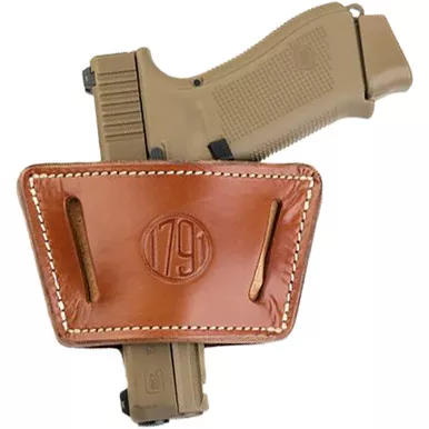 1791 Gunleather UIW-CBR-A Universal IWB & OWB Holster, Classic Brown, Ambidextrous