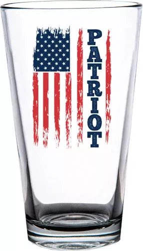 2 Monkey Americana Pint Glass – Patriot Flag