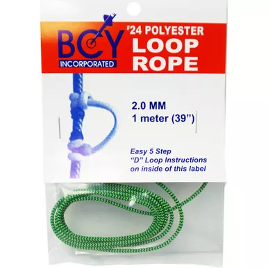 24 D-Loop Material, 1 Meter, Flo/Black