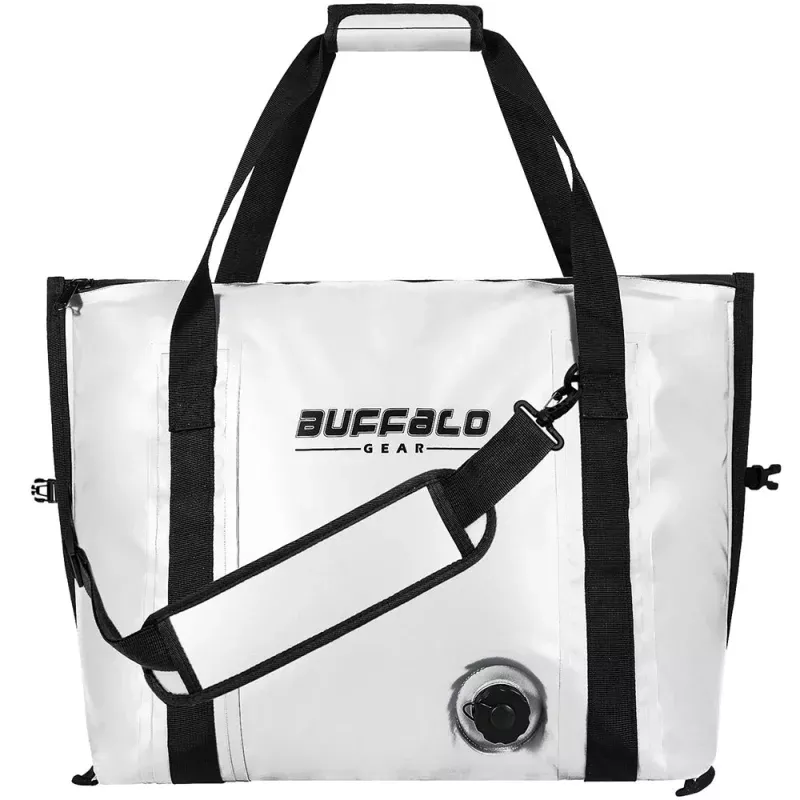 27QT Insulated Fish Cooler Bag, Flat Bottom
