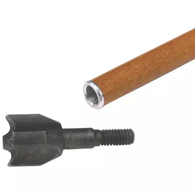 3 Rivers 4910X-125 Hammer Small Game Blunt Screw-In, Black, 125 Grain, 3 Pack