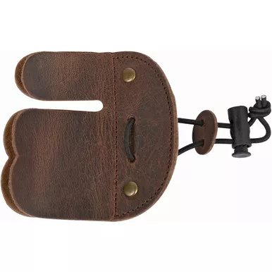 30-06 Quick Release Split Finger Shooting Tab, Brown, Right Hand