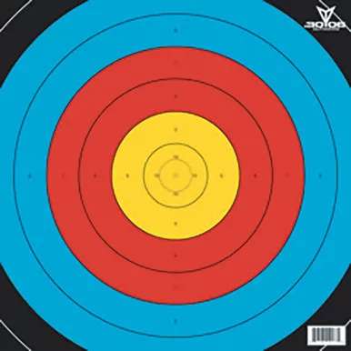 30-06 TAR80-100 FITA 50m Target 80 cm, Multi, 100 Pack