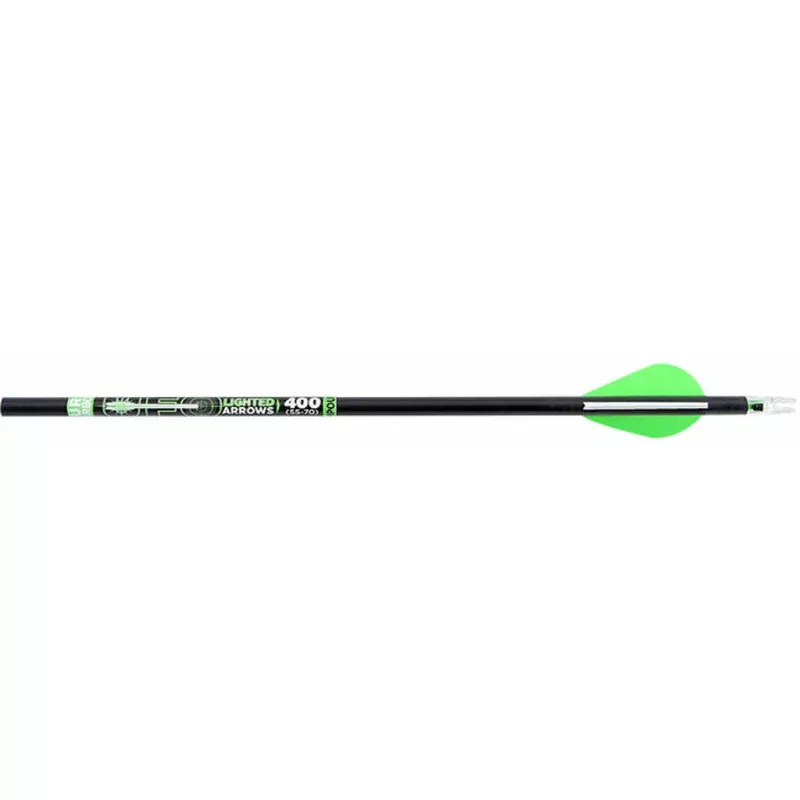 30-06 UFO Lighted Carbon ArrowGreen 30 in. 500 3 pk.
