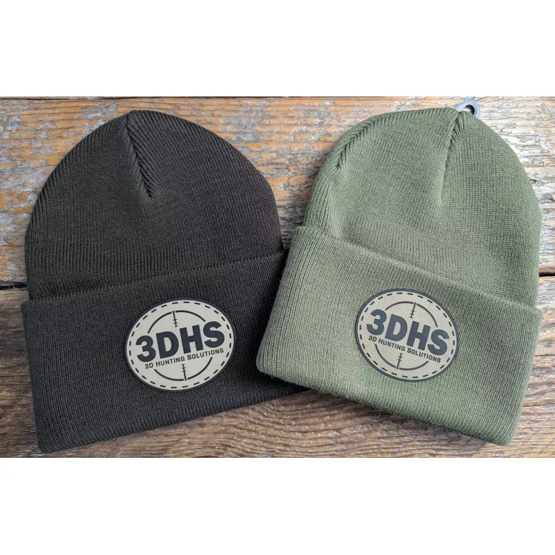 3DHS Crosshair Beanie|Brown&Green