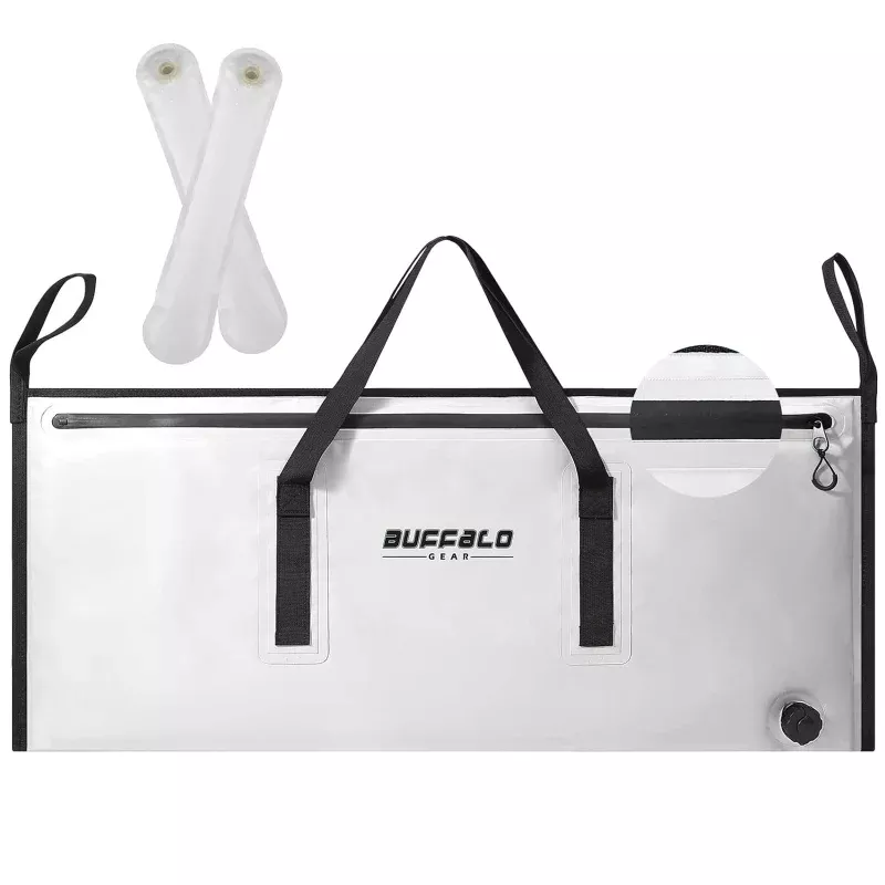 40×18 Insulated Fish Cooler Bag, Waterproof Zipper