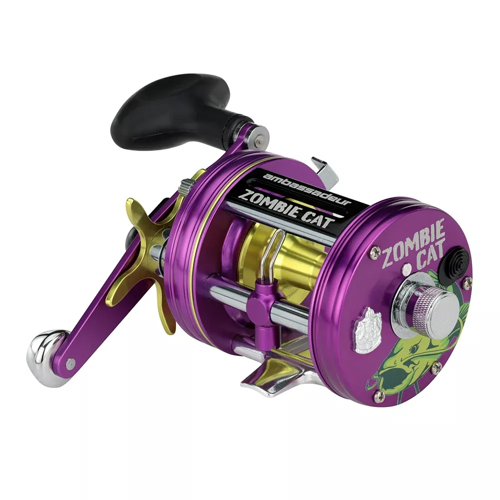 Abu Garcia Ambassadeur 6500 Zombie Cat Round Baitcast Reel – Right Hand PR-6500CATPRO-ZC [1653261]