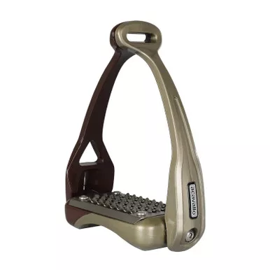 ACAVALLO Opera Brown Stirrups (AC601-07-OS)