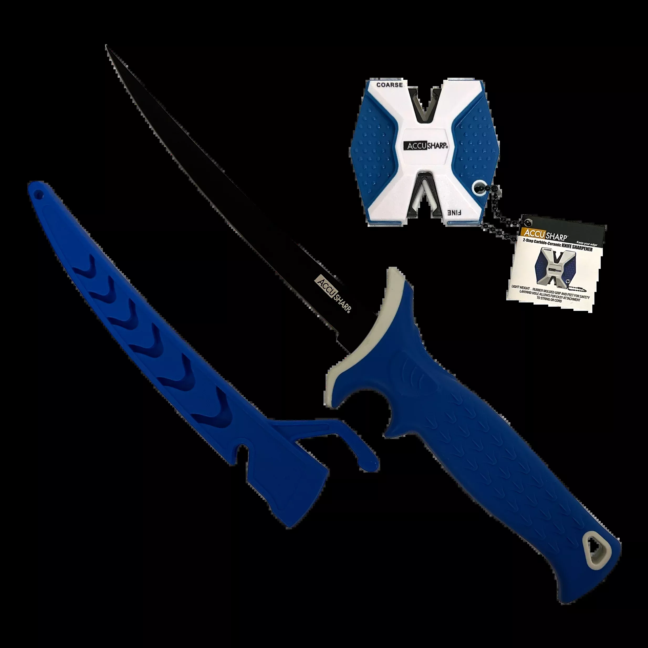 Accusharp Fillet W/sharpener, Fpi 736cAccusharp Fillet Knf W/2step Crmic Shrp