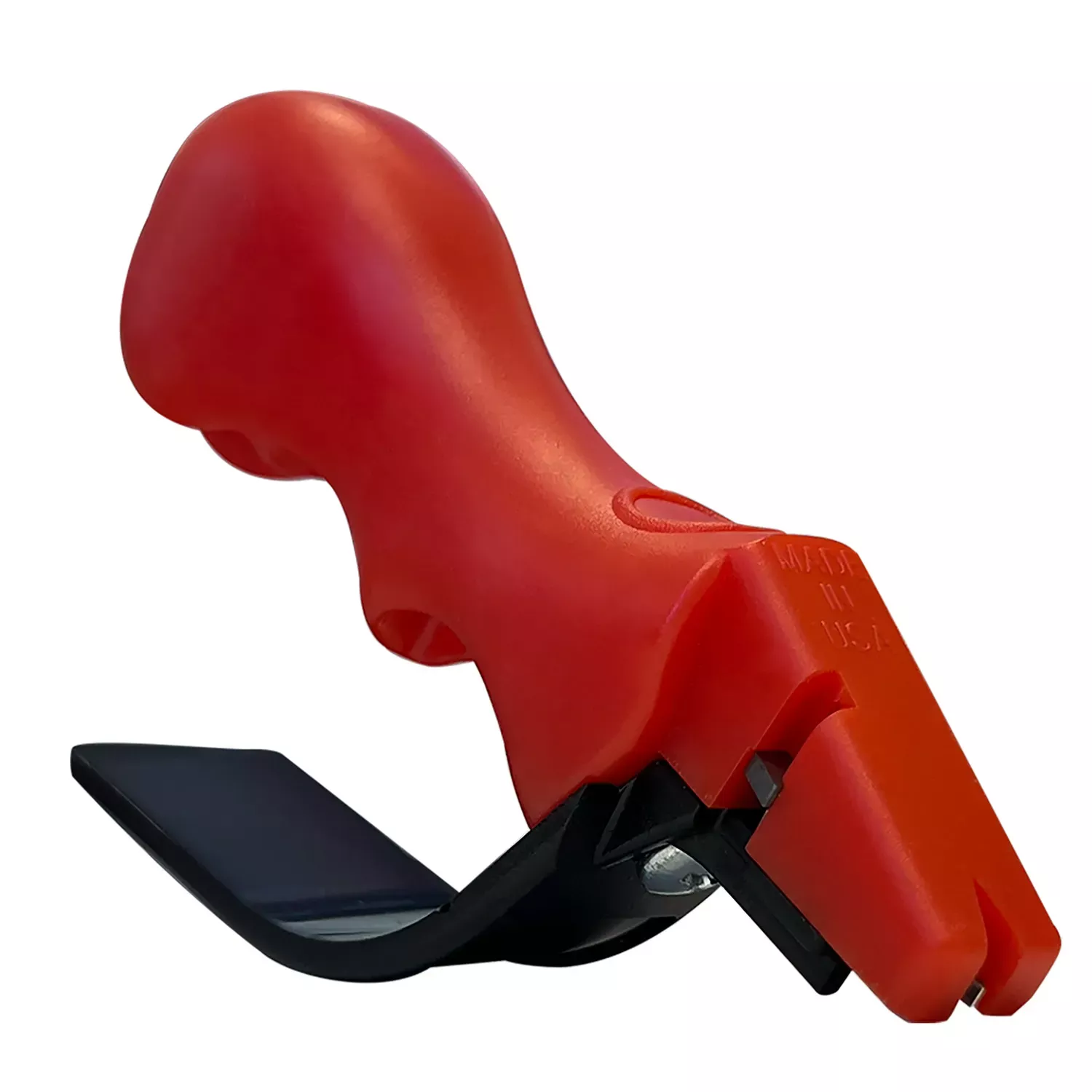 AccuSharp Sharpener Knife & Scissor Hand Held Diamond-Honed Carbide Sharpener Red