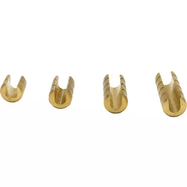 ACU Archery ACU-STX4-10 ACU Stax Machined Brass Bowstring Weights, 4 Stack, Brass, 10 Count Bag