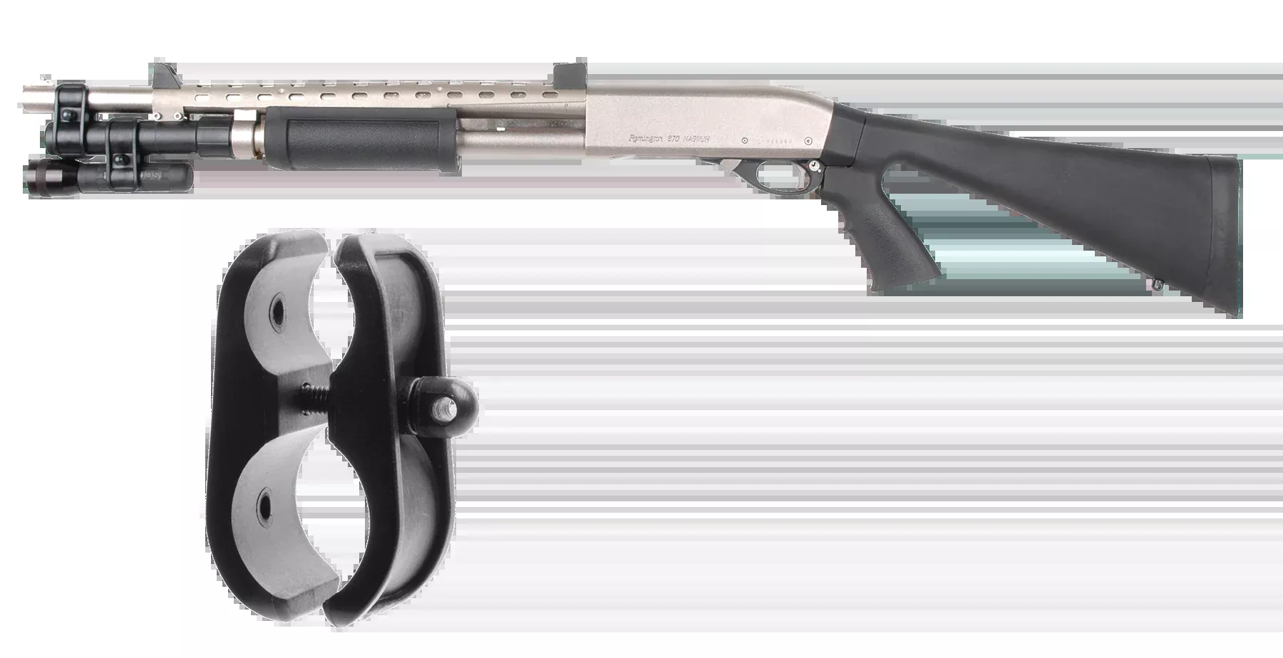 Adv. Tech. Shotgun 12ga. – Clamp/laser Mount