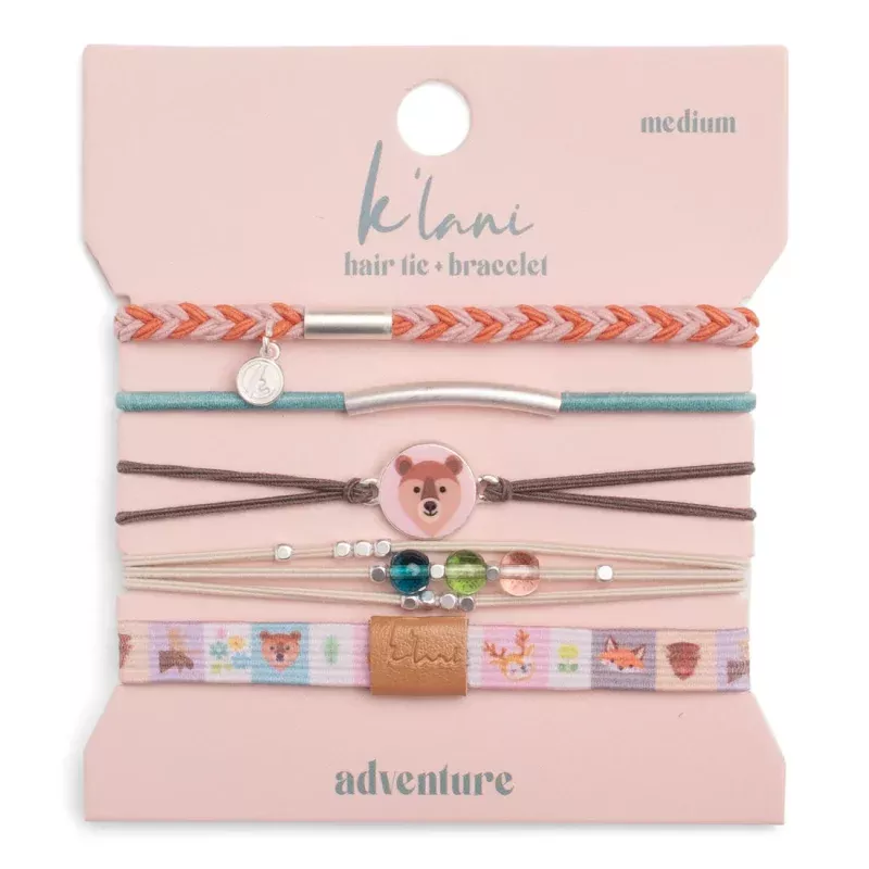 Adventure Animal Themed Hair Tie Bracelets