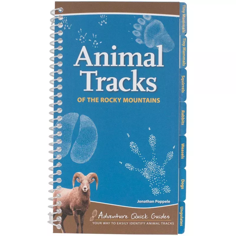 Adventure Publications Animal Tracks Rocky Mountains Field Guide