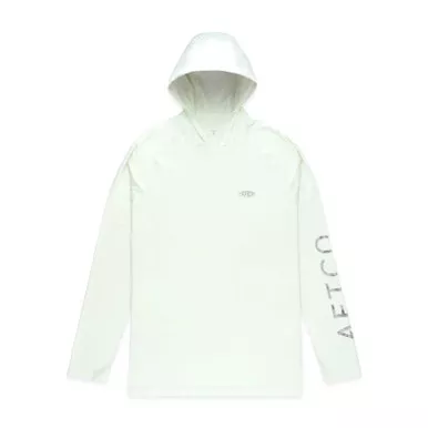Aftco Samurai Sun Protection Hoodie Shirt Canary Green Heather 2X