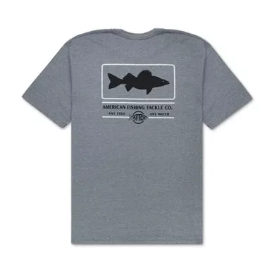 Aftco Wally Dinger SS T-Shirt Graphite Heather L