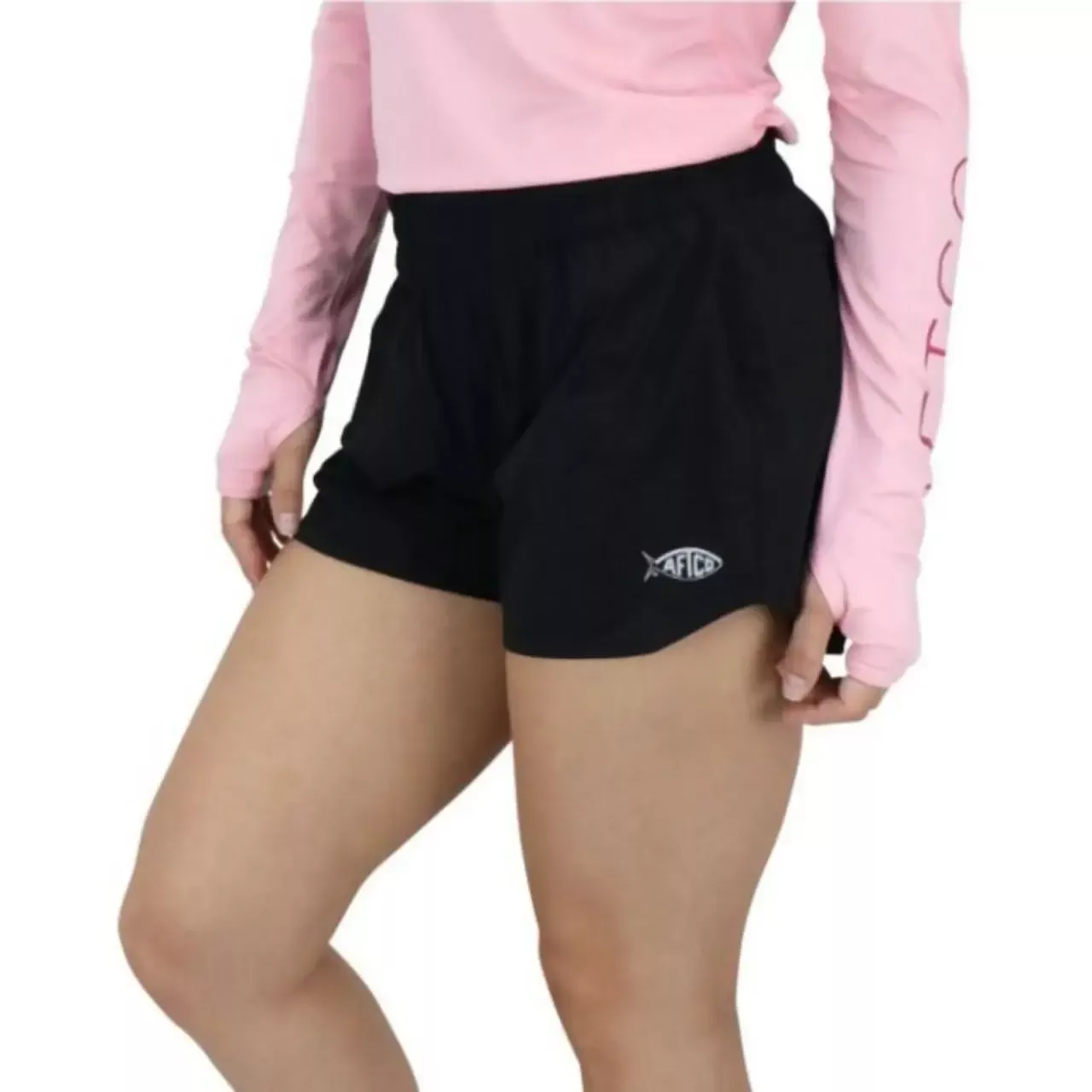 Aftco Women’s Reel 3” Boardshorts – Black