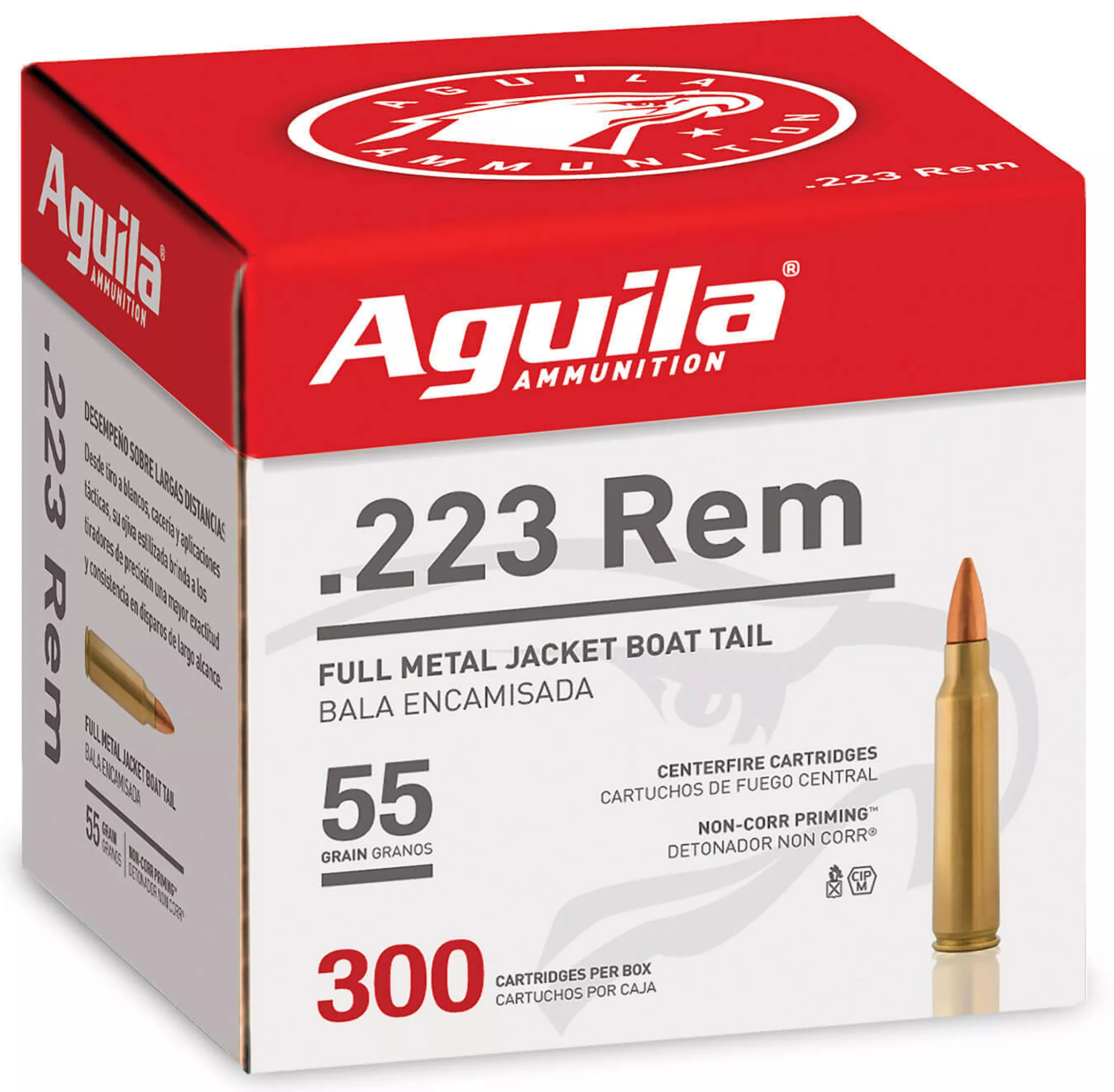 Aguila .223 Rem 55Gr FMJ 300/Box