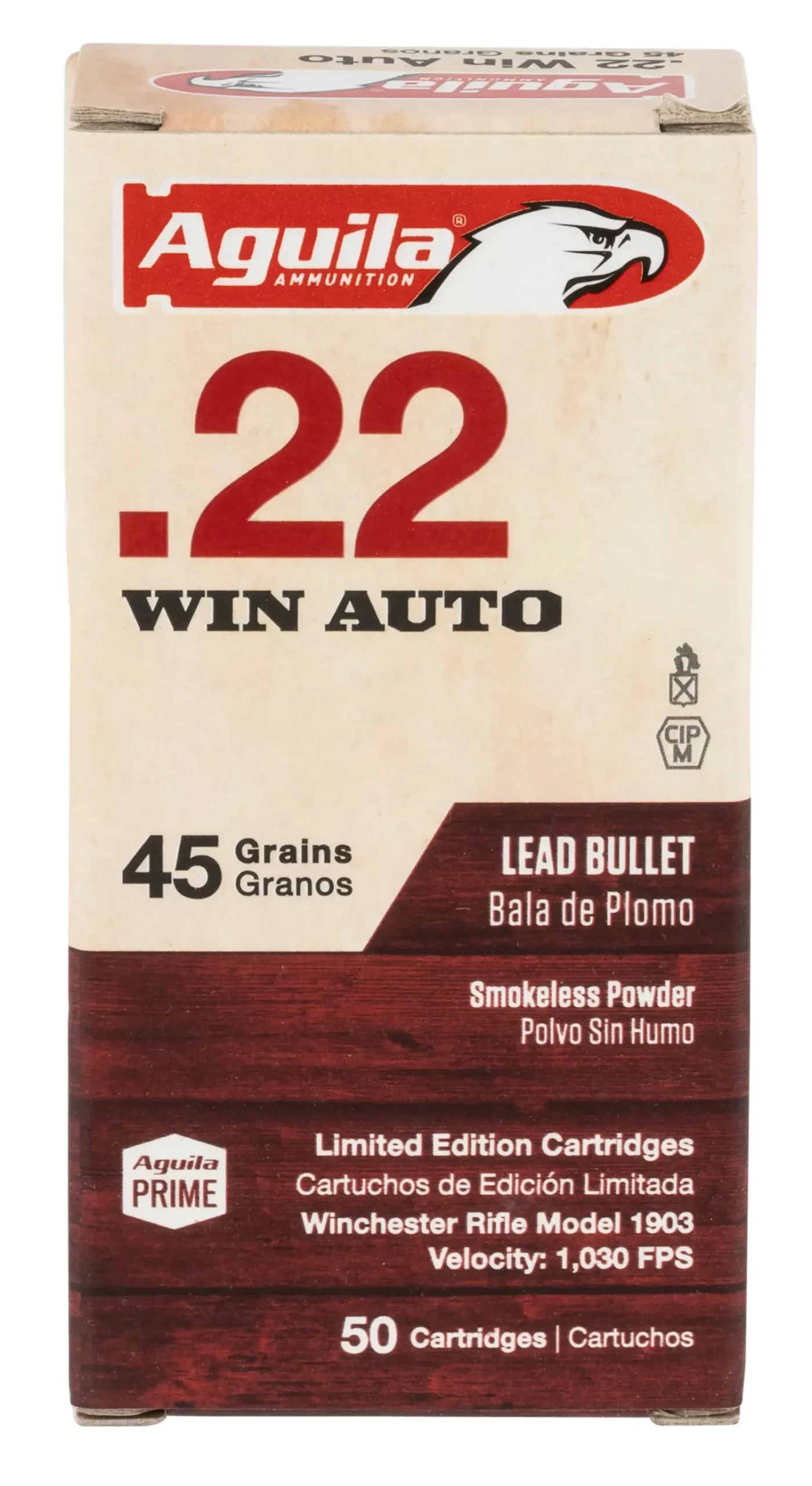 Aguila Target & Range Rimfire 22 Win. 45 Gr. Lead Round Nose 50/Box