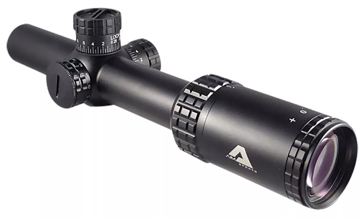 Aim Sports Alpha 6 Black 1-6x 24mm CQ1-MOA Reticle