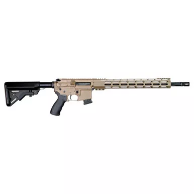 Alexander Arms RTA17DE Tactical 17 HMR 10+1 18″ Black Fluted/Threaded Barrel, Picatinny Rail Flat Dark Earth Cerakote Aluminum Receiver, Black B5 Bravo Synthetic Stock
