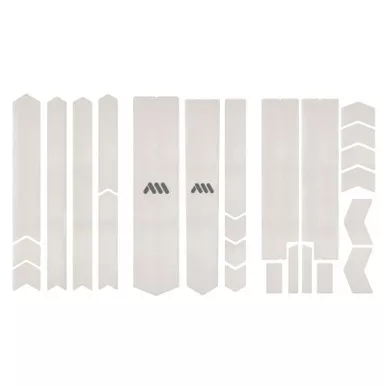 ALL MOUNTAIN STYLE Honeycomb Total Clear/Silver Frame Guard (AMSFG7CLSV)