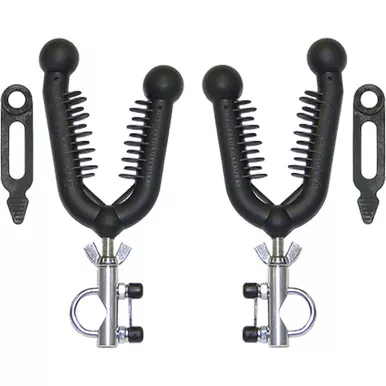 All Rite PRP1 Pack Rack Plus Single ATV Gun and Bow Rack with Full 360 Degree Rotation, Black