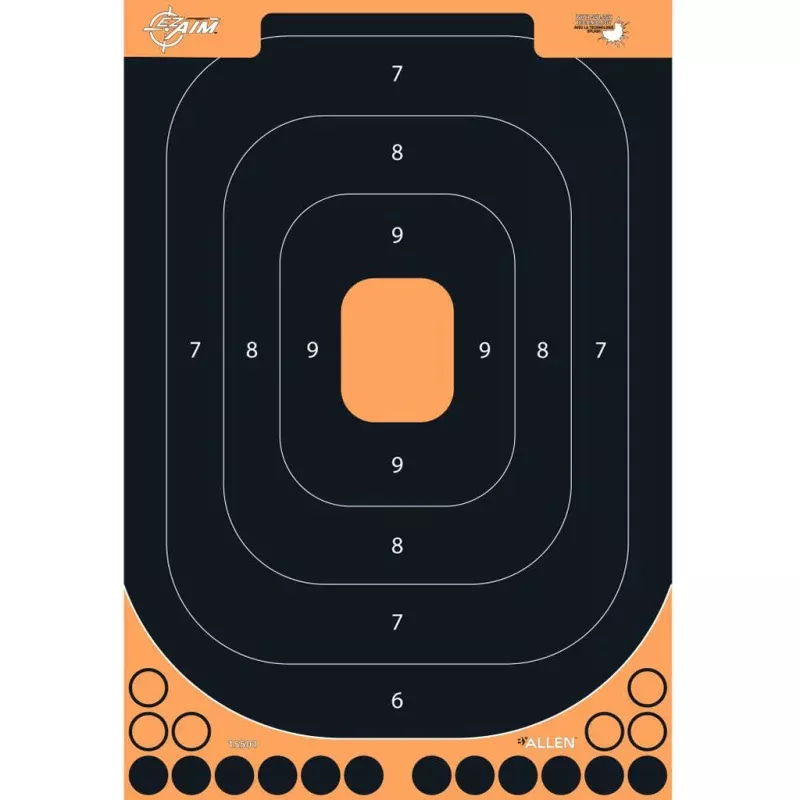 Allen Adhesive Splash Handgun Training Targets 12 x 18 inches, Pack of 5