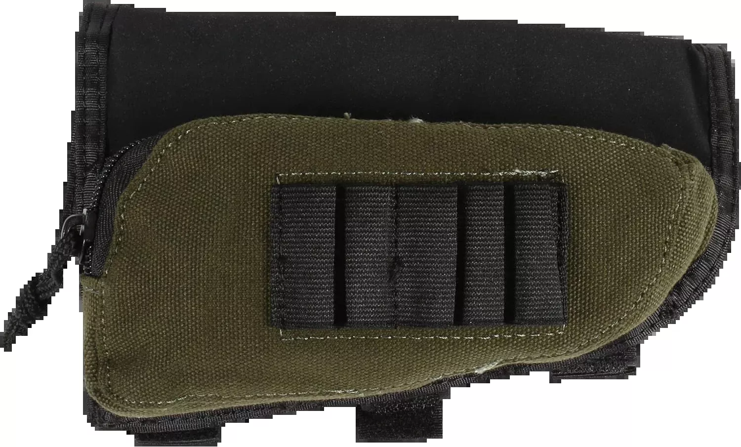 Allen Adjustable Buttstock Shell Holder Green And Black With Pocket