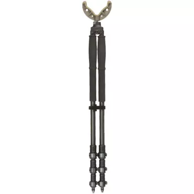 Allen Company 21411 Axial Bipod Shooting Stick, Adjustable to 61 Inches, Olive