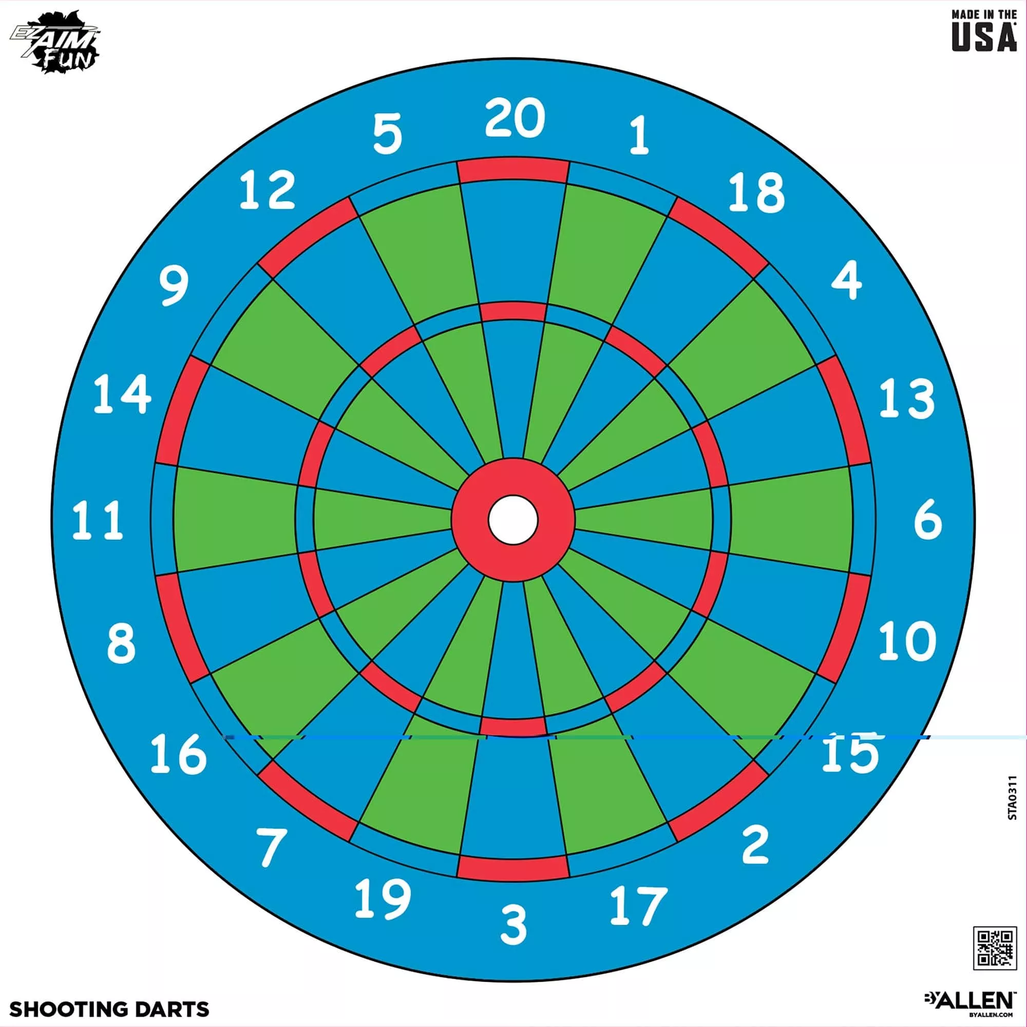 Allen Ezaim 12″x12″ Plnkng Trgt 9pk