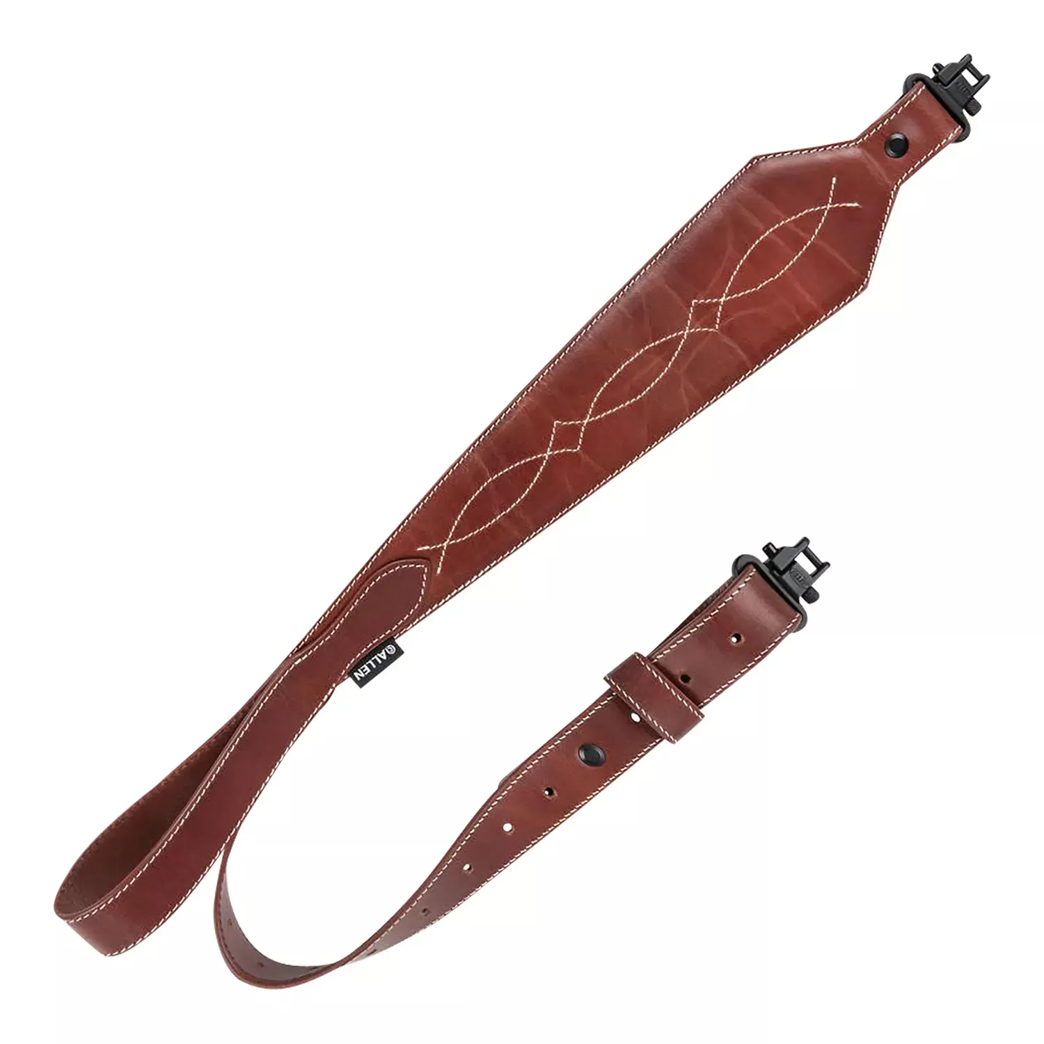 Allen Leather Sling Heritage Western Scallop Brown