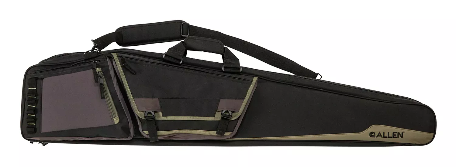 Allen Rocky Double Rifle Case 50 Black with Tan Trim Endura with Daisy Chain Loops