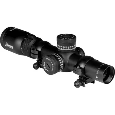 Alpen 4010 Apex Rifle Scope 1-6x24, Black