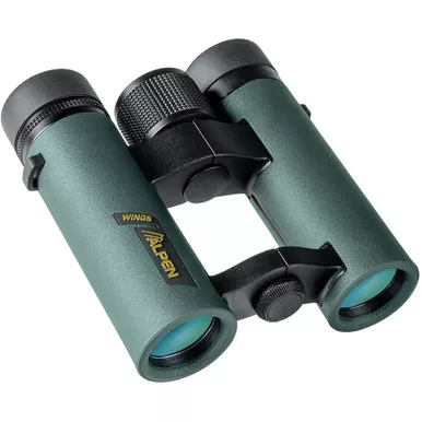 Alpen Optics 545 Wings Binoculars, 10x26, Green