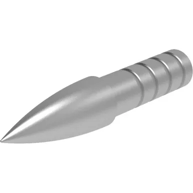 Altra AA-PT-00009 Glue-In Point, .246, 120 Grain, Silver, 12 Pack