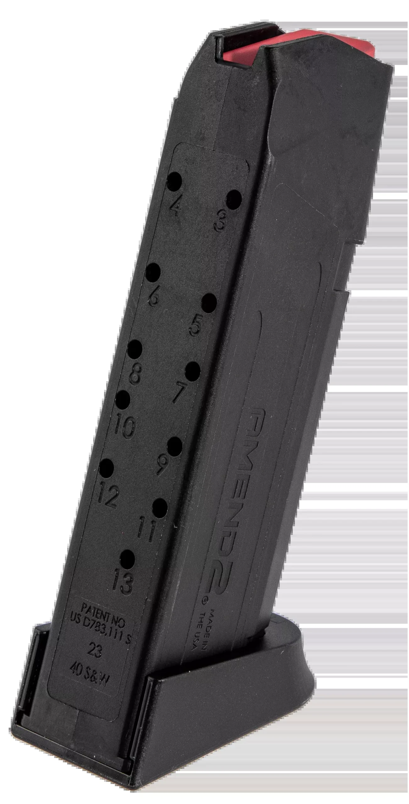 Amend2 Magazine For Glock 23 – 13rd Polymer Black