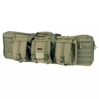 AMERICAN TACTICAL IMPORTS RUKX Gear 36in Green Tactical Double Rifle Case (ATICT36DGG)