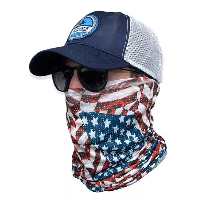 Americana Face & Neck Gaiter|Blue 15843&Carbon 15843|1S