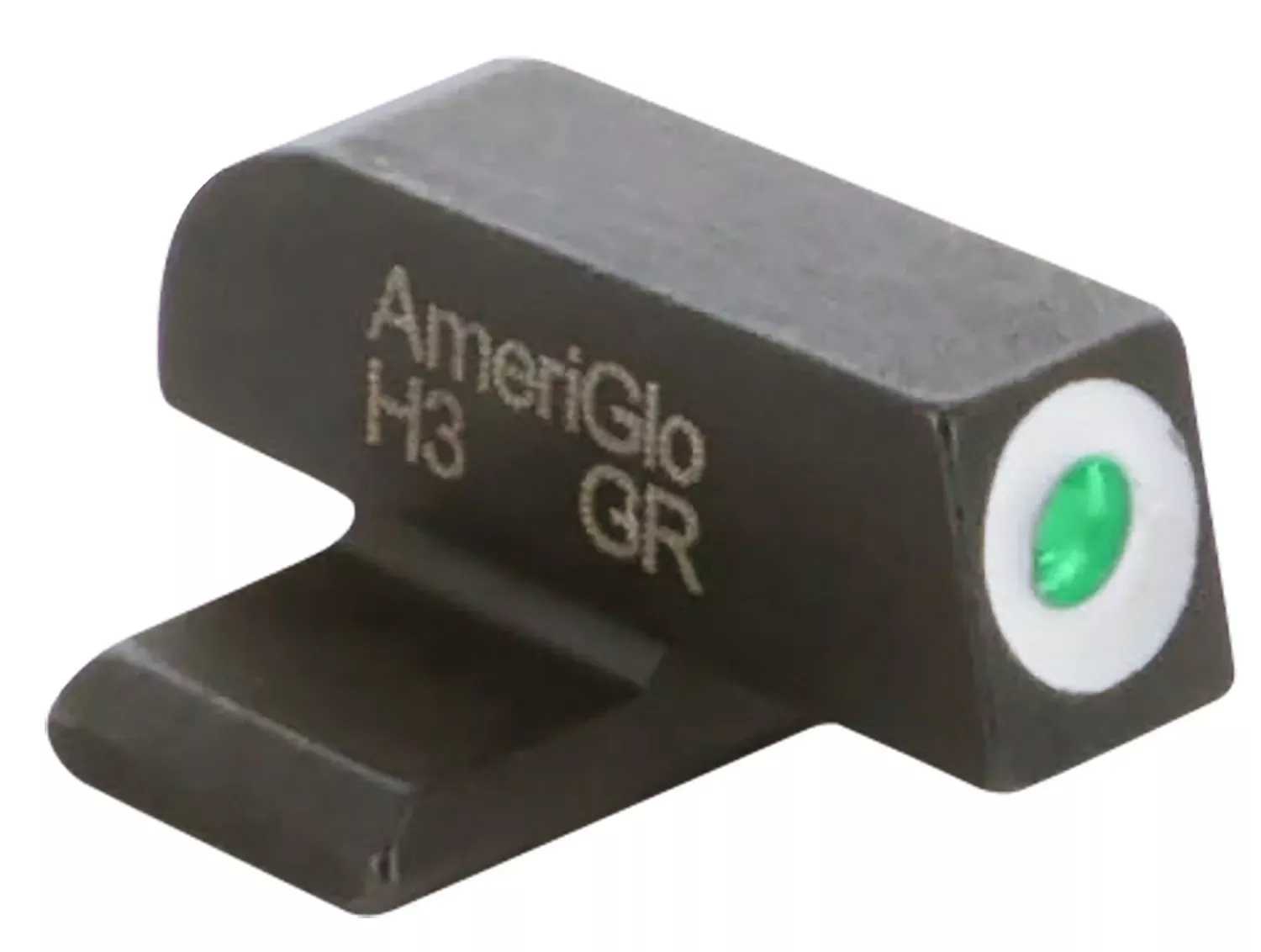 AmeriGlo Replacement Front Sight Tritium Green w/ White Outline Most Sig Sauer and Springfield XD Models