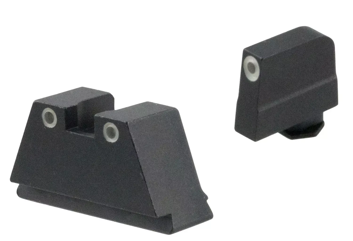 AmeriGlo Tall Suppressor Height Sight 3XL Tritium Green/White/Black Frame Compatible w/Most Glocks