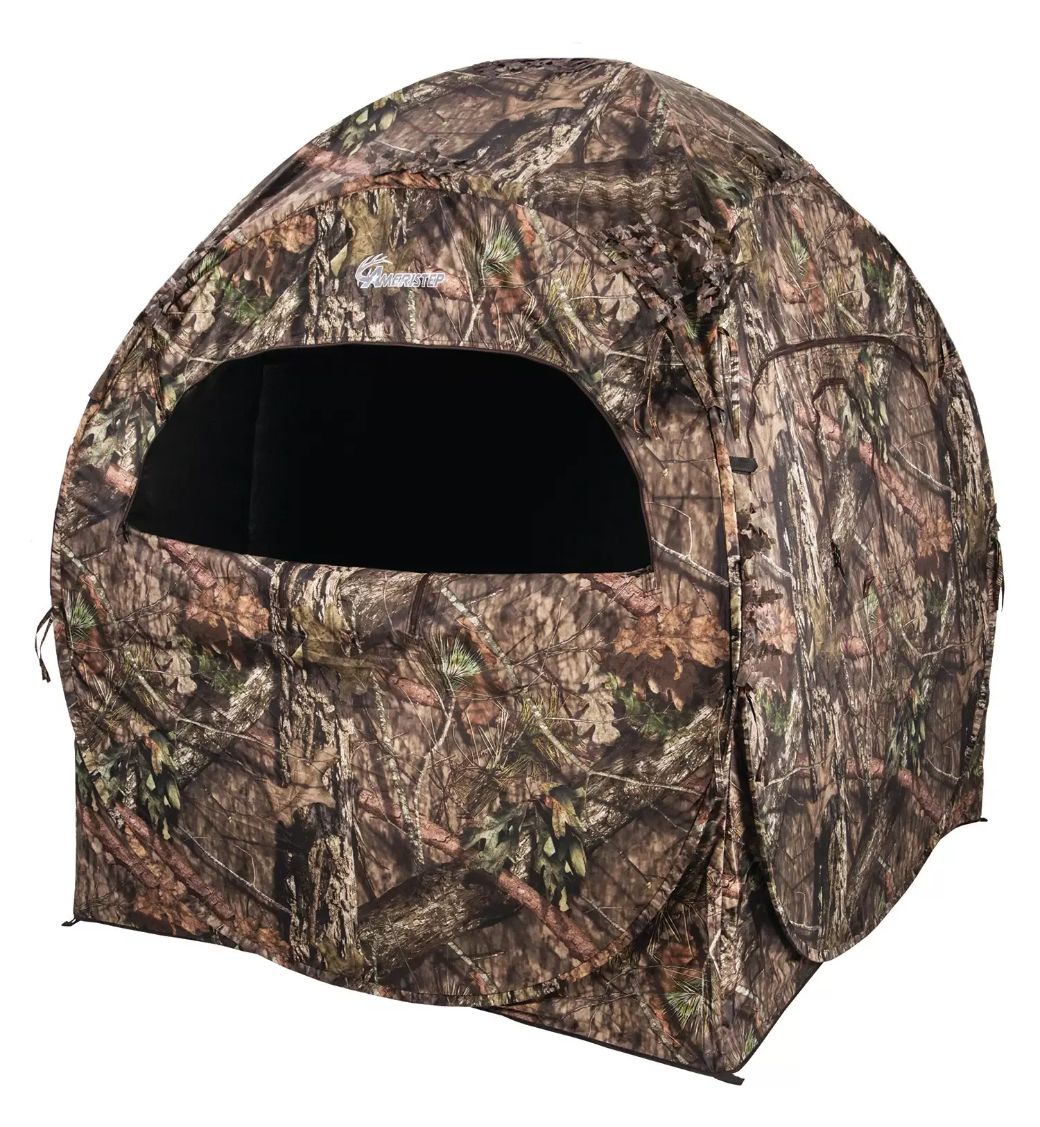 Ameristep Doghouse Run & Gun Spring Steel Blind Mossy Oak Break-Up Country 300 Durashell Plus 60″ High 60″ Long