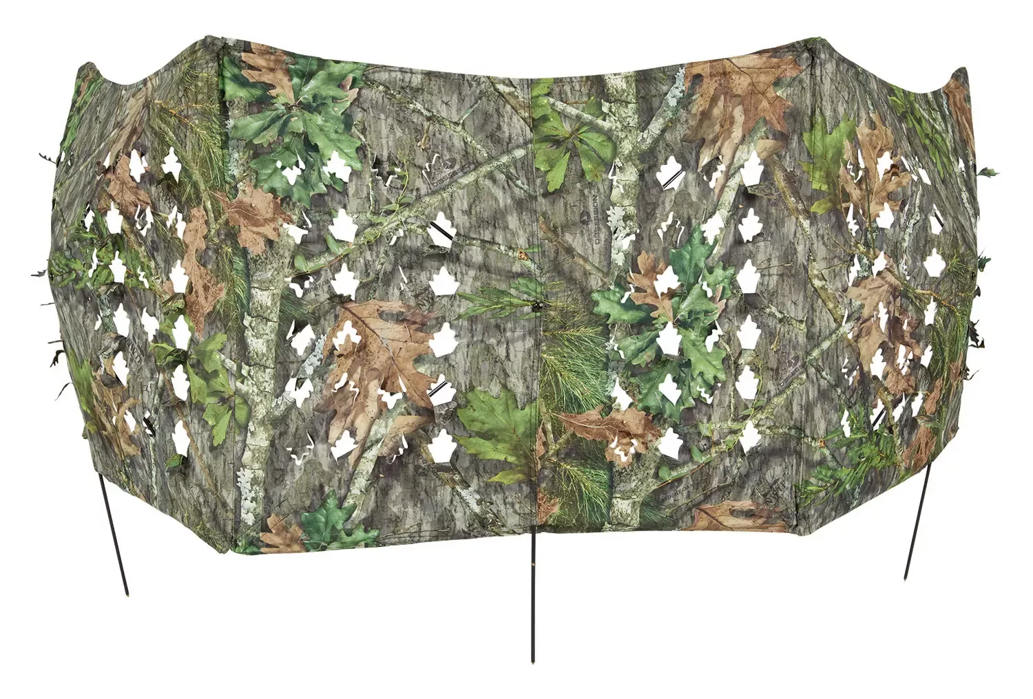 Ameristep Throwdown Turkey Blind Mossy Oak Obsession ZS3 27″ High 91″ Long