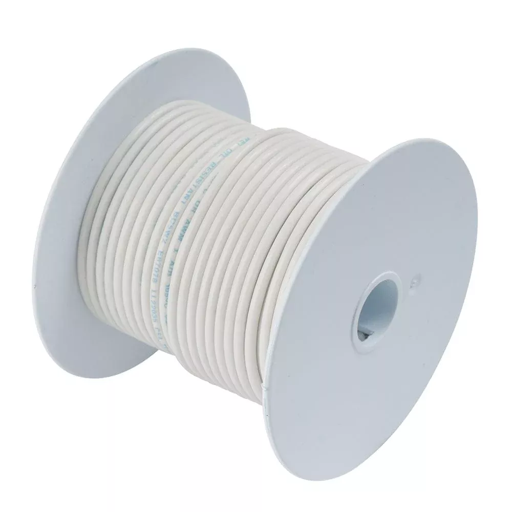 Ancor White 6 AWG Tinned Copper Wire - 25'
