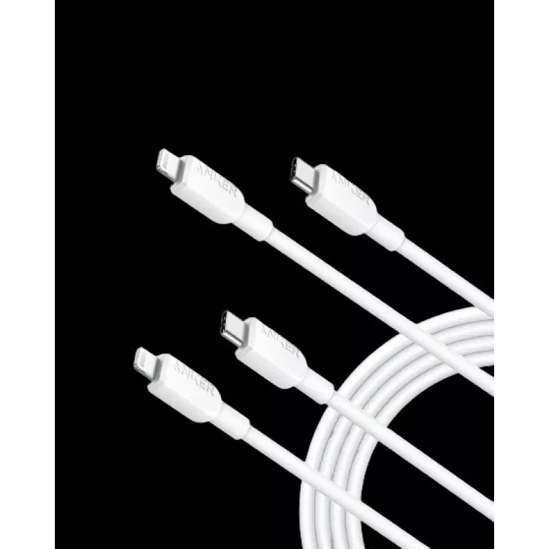 Anker 310 USB C to Lightning Cable (6 ft, 2pack)